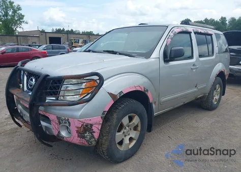 2005 Nissan Pathfinder Xe from USA, damaged, VIN 5N1AR18W45C779915